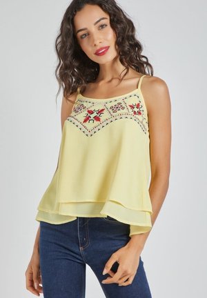 FLUIDA CON TIRANTES - Top - amarillo