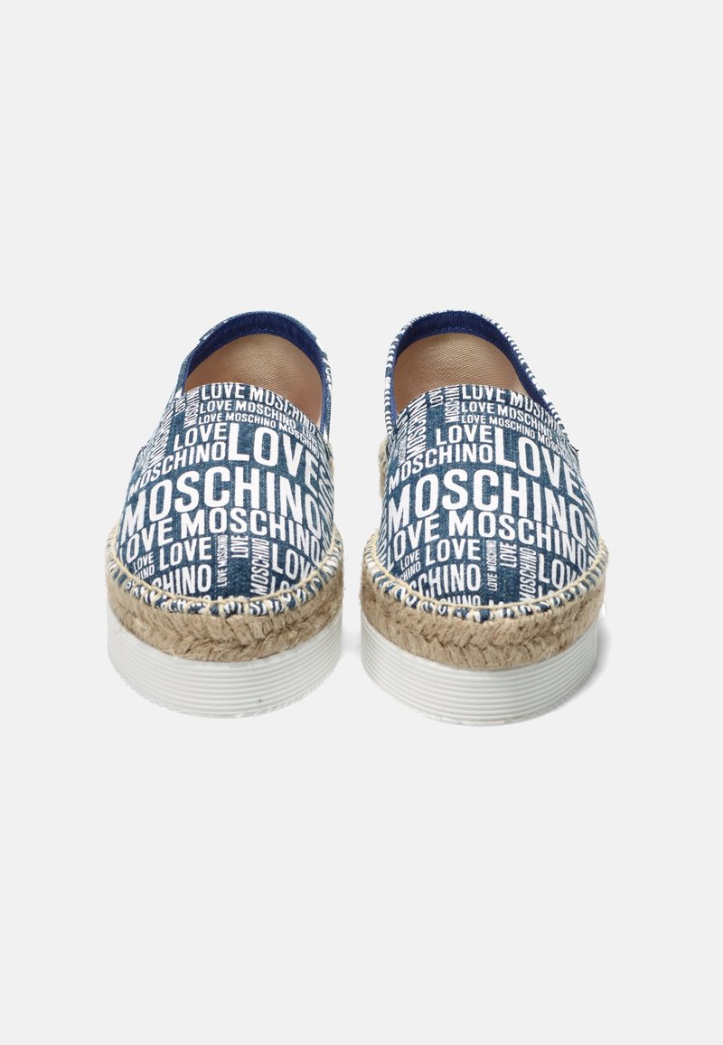 Damen Halbschuhe | Love Moschino Espadrille jeans/blau - IK52409 Damen Halbschuhe | Love Moschino Espadrille jeans/blau - IK52409