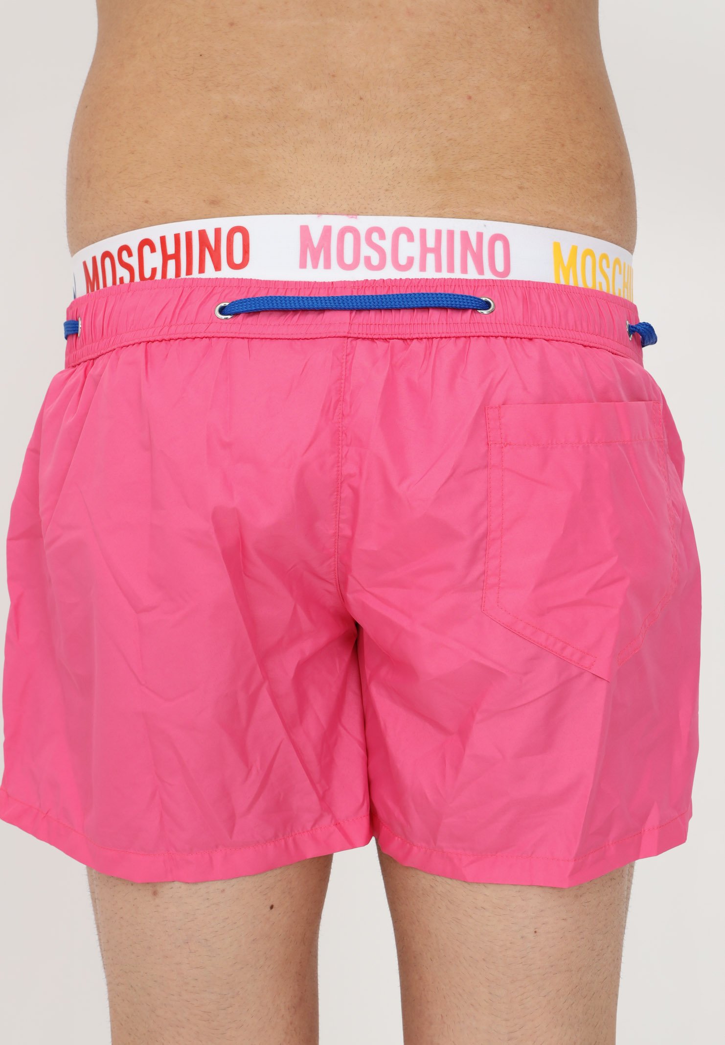 MOSCHINO Shorts da mare - rosa fluo/fuxia - Zalando.it