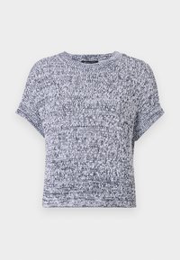 PULLOVER - Trui - blueberry jelly/white
