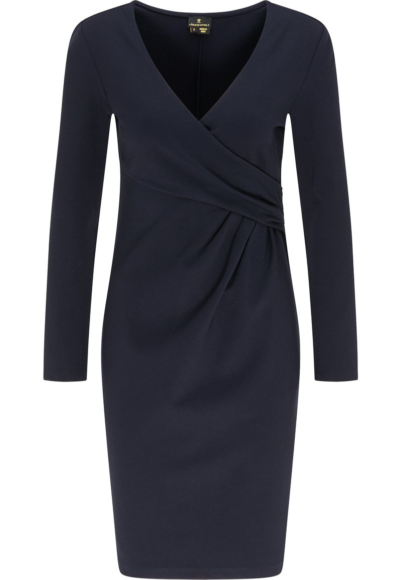 dreimaster Jerseyjurk donkerblauw