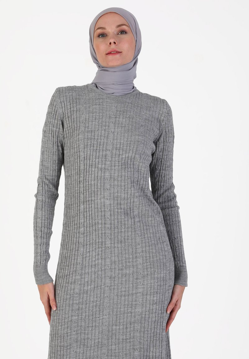 Modanisa TAVIN - Jumper dress - grey - Zalando Modanisa TAVIN - Jumper dress - grey - Zalando
