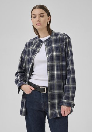 Button-down blouse - after midnight check