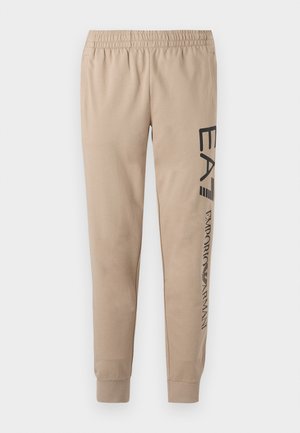 EA7 Emporio Armani TROUSER - Tracksuit bottoms - cobblestone/black