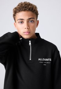 smALLSAINTS UNDERGROUND  HALF ZIPPED  - Sudadera - black