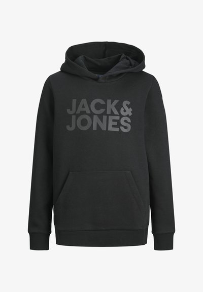 JJECORP LOGO HOOD - Sweat à capuche - black