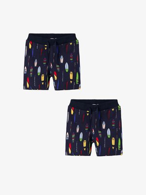 Name it 2ER PACK-SET REGULAR FIT VERSTELLBARER BUND - Shorts - blau