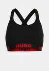 BRALETTE PADDED SPORTY LOGO - Hosszított melltartó - black