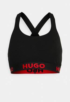 HUGO PADDED LOGO - Bustier - black