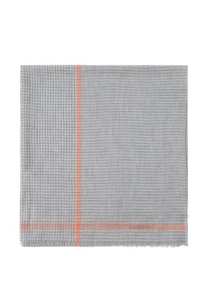 PARIS - Scarf - orange/grey