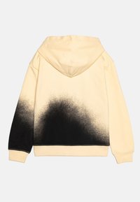 Calvin Klein Jeans SPRAY RELAXED HOODIE UNISEX - Felpa con cappuccio - vanilla/ black
