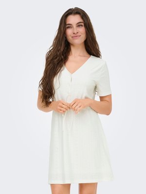 JDY, KLEID JDYCATHINKA KURZES KLEID - Paitamekko - cloud dancer