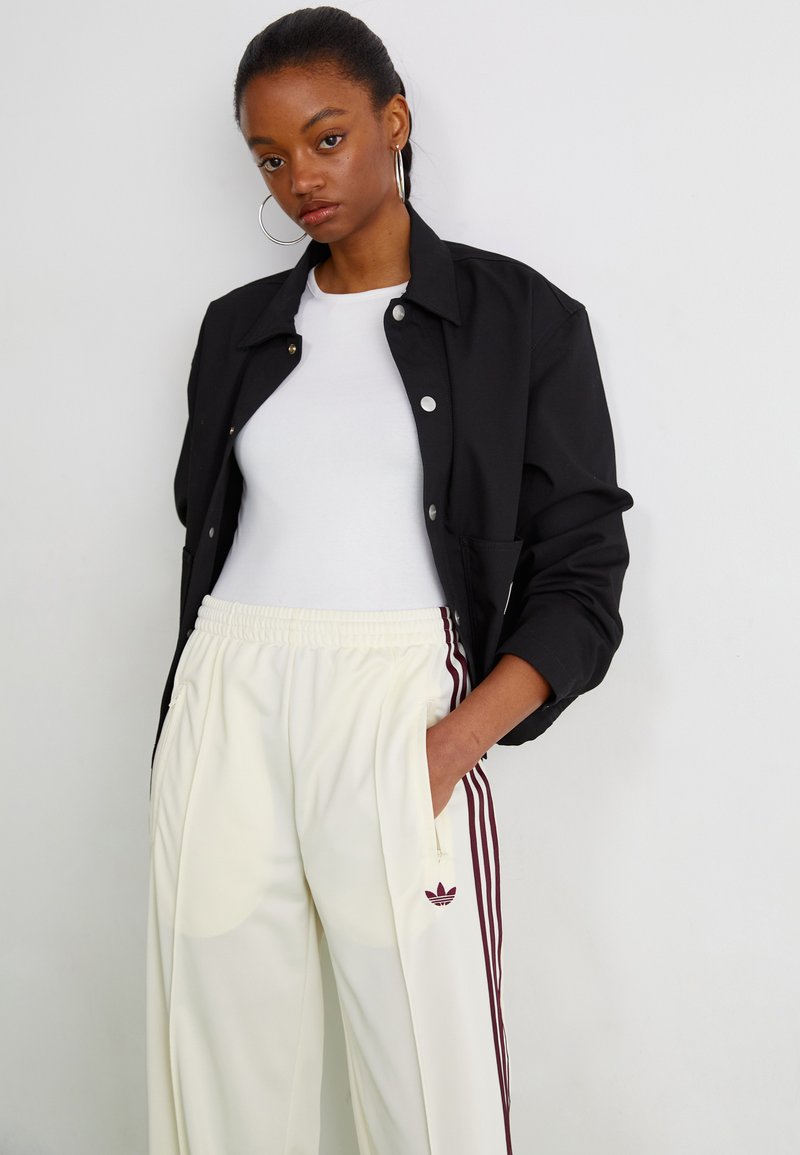 adidas Originals FIREBIRD Tracksuit bottoms cream white/maroon