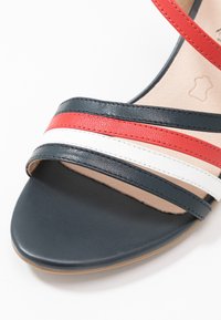 Caprice Sandals - ocean/red/white