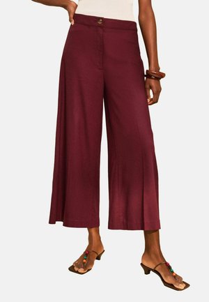 Love & Roses, Stoffhose - burgundy red