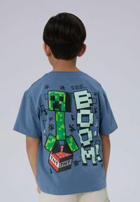 Name it - MINECRAFT - Print T-shirt - blue mirage Thumbnail Image 1