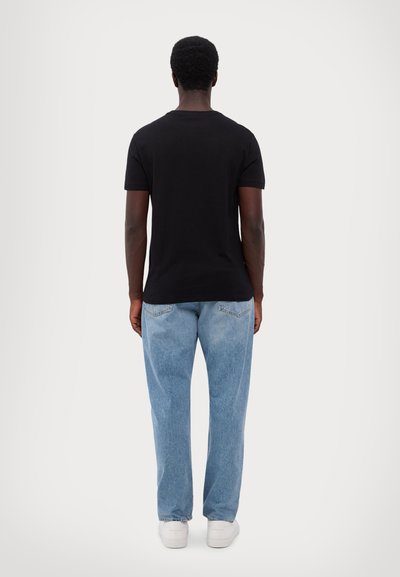 Polo Ralph Lauren CUSTOM SLIM FIT LOGO JERSEY T-SHIRT - Nyomott mintás póló - black