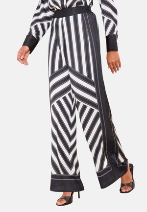 Lipsy, PRINTED - Housut - monochrome stripe