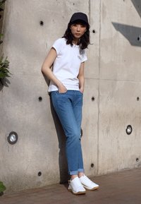 rag & bone DRE LOW-RISE SLIM BOYFRIEND WHITE LABEL - Calças de ganga justas - poppy