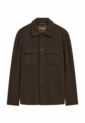 Mos Mosh Gallery, MMGAUSTIN KNIT OVERSHIRT - Let jakke / Sommerjakker - black coffee