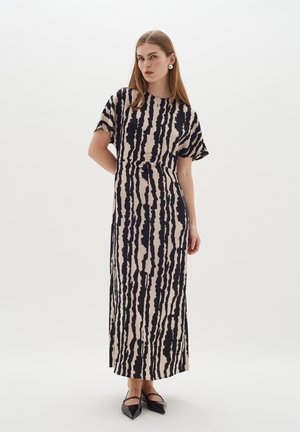 XEENIA - Day dress - non color small scratch stripe