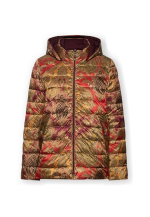 Elena Mirò, GIACCA IMBOTTITA REVERSIBILE STAMPATA - Chaqueta de invierno - bordeaux