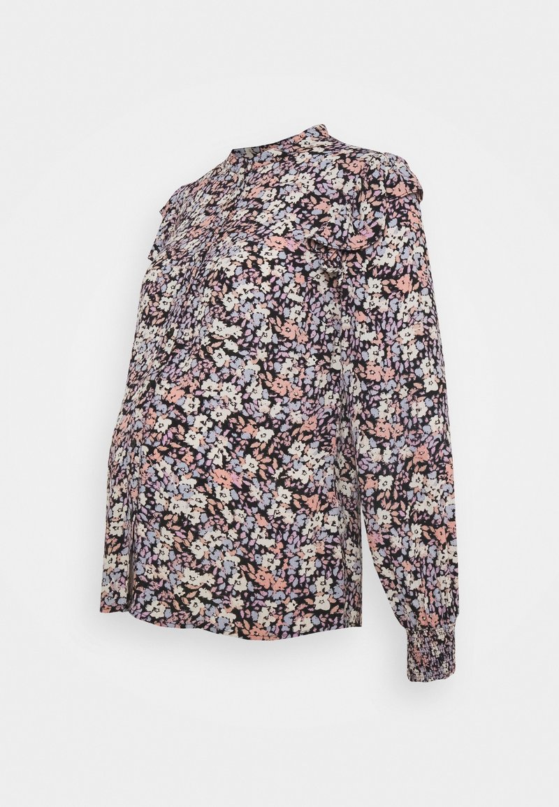 Pieces Maternity Overhemdblouse zwart