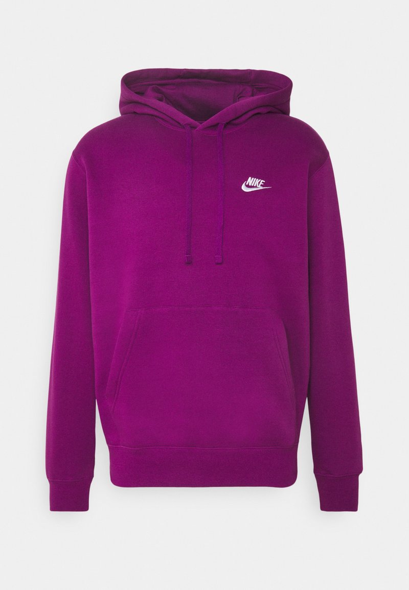Nike Sportswear SPORTSWEAR CLUB FLEECE - Felpa con cappuccio - viotech/white