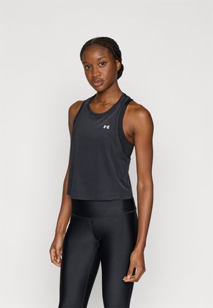 SPORT CROP TANK - Top - black/white