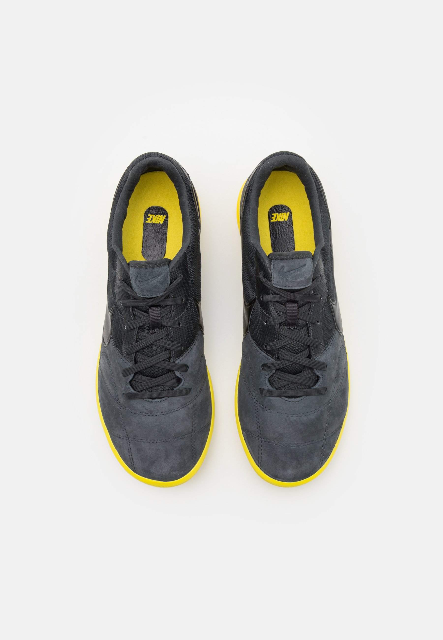 Nike Performance PREMIER II SALA IC - Botas de fútbol sin tacos - dark  smoke grey/black/yellow strike/gris oscuro - Zalando.es