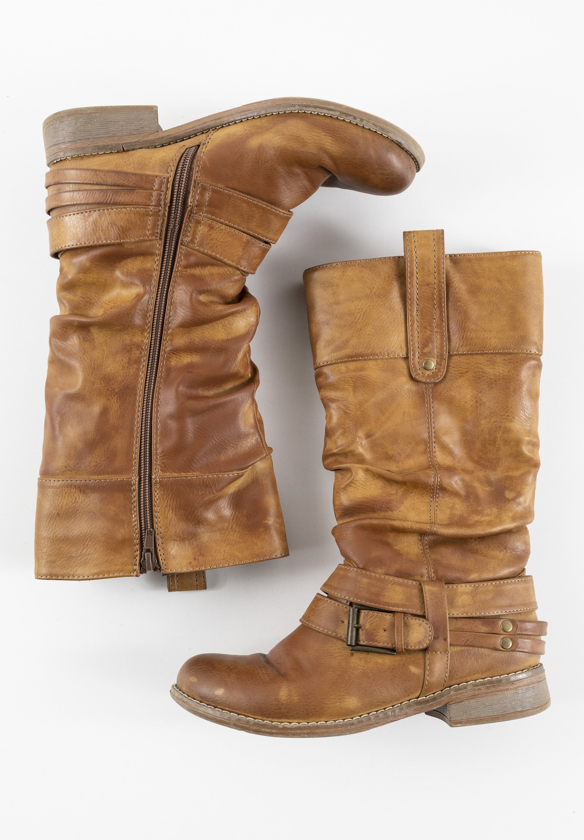 Knee High Rieker Boots Stiefel Rieker Cowboy Bikerstiefelette