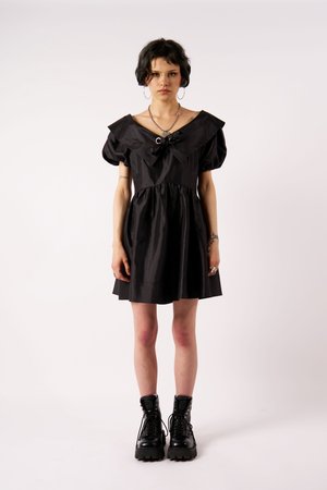 CHAMBER DRESS - Φόρεμα ημέρας - black