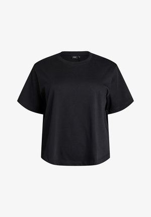 Zizzi, T-shirts basic - schwarz