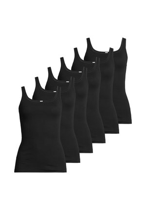 6 PACK - Aluspaita - schwarz