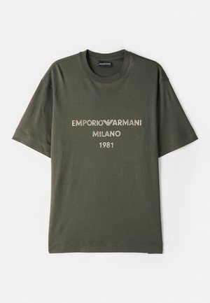 Emporio Armani Print T-shirt - black ink