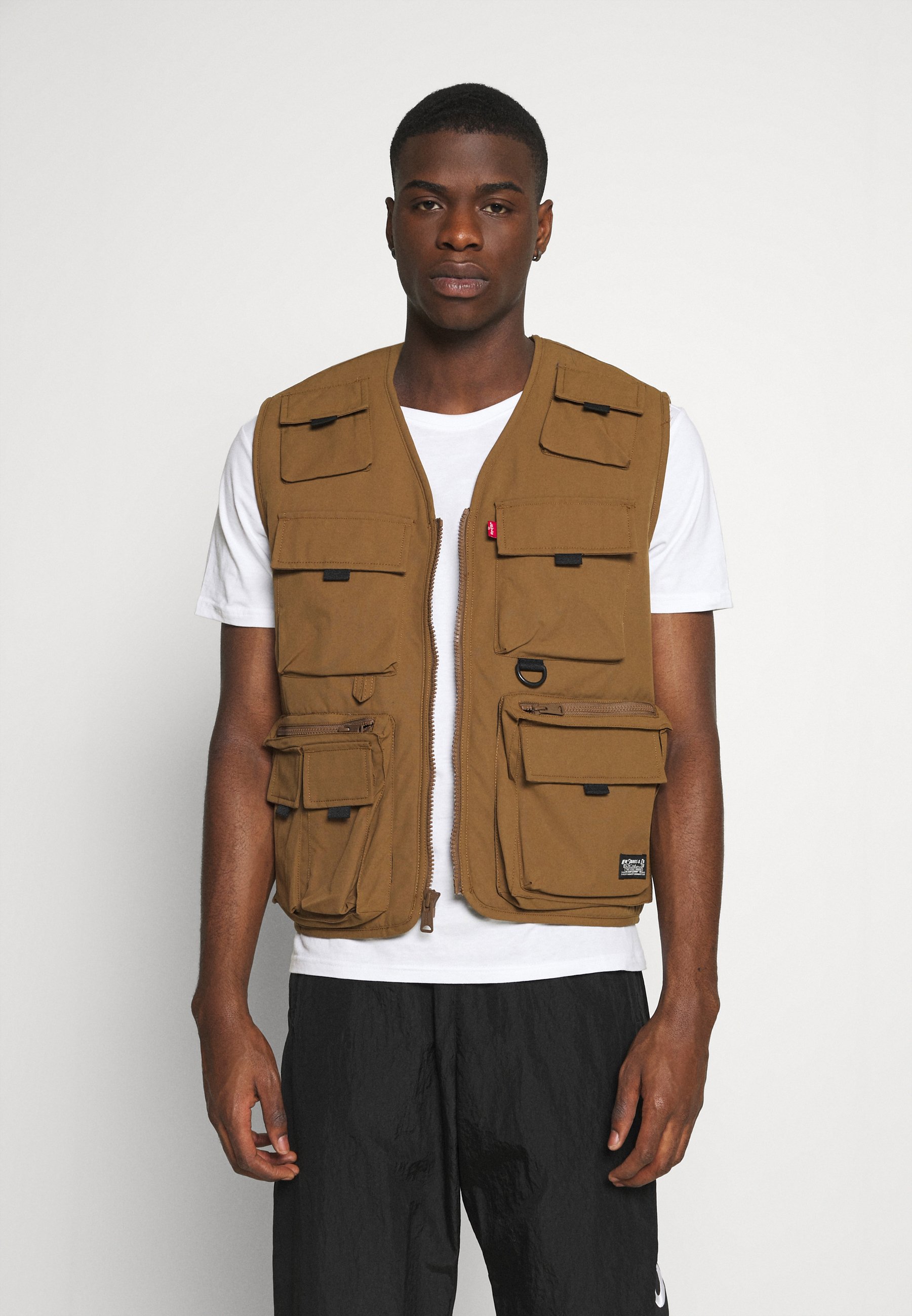 levi's drawstring utility vest