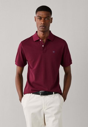 Hackett London, HACKETT LONDON POLO SHIRT SLIM FIT LOGO - Polo - oxblood red