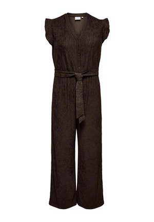 ONLY Carmakoma, JUMPSUIT CARREINA JUMPSUIT - Kezeslábas - chocolate martini