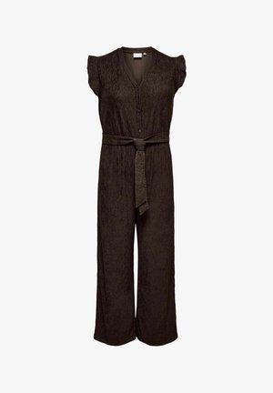 ONLY Carmakoma, JUMPSUIT CARREINA JUMPSUIT - Kezeslábas - chocolate martini