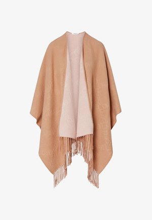 LIU JO, PONCHO EMBOSSED - Poncho - cammello