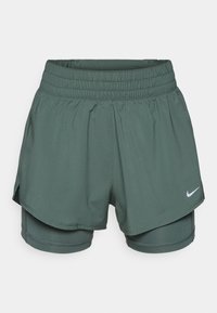 ONE - Shorts 2 en 1 - vintage green/reflective silver