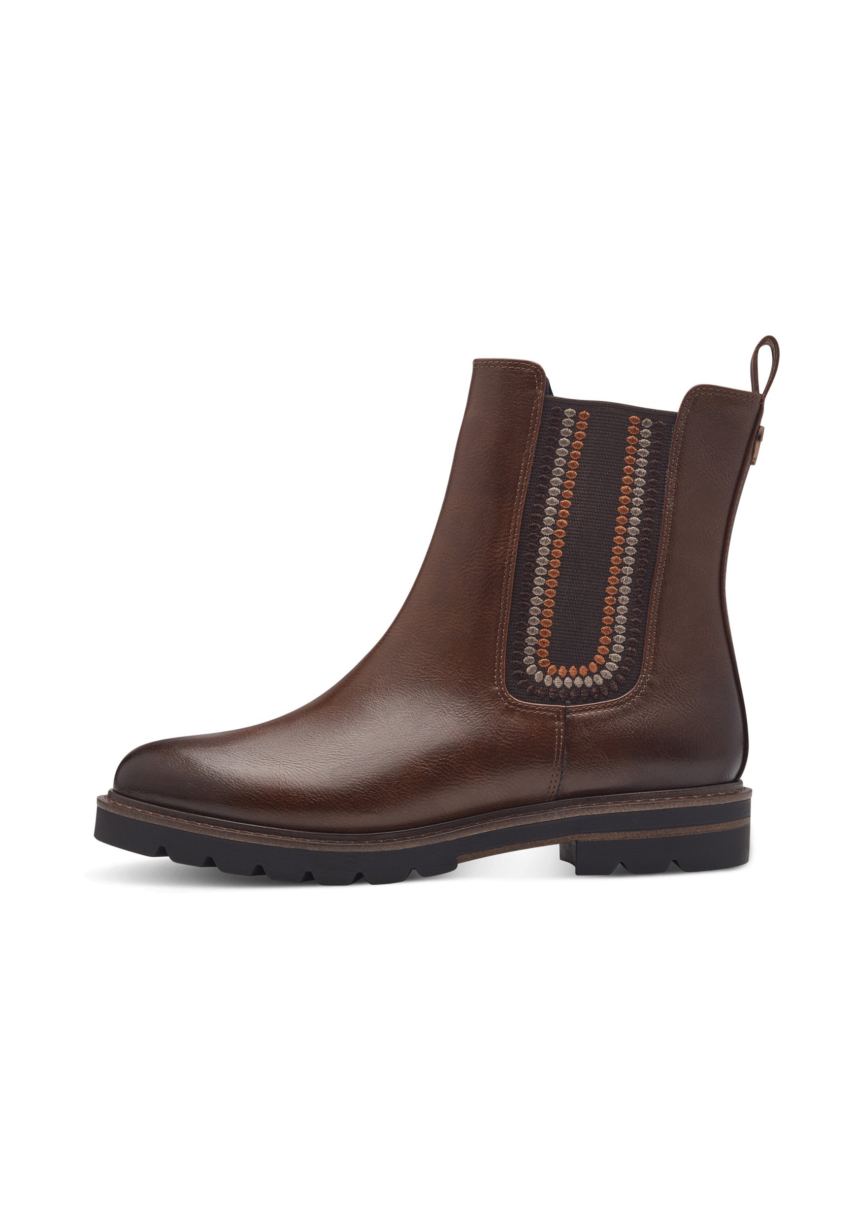 Marco Tozzi Lederstiefelette Braun Lederstiefelette 2-2-25200-27