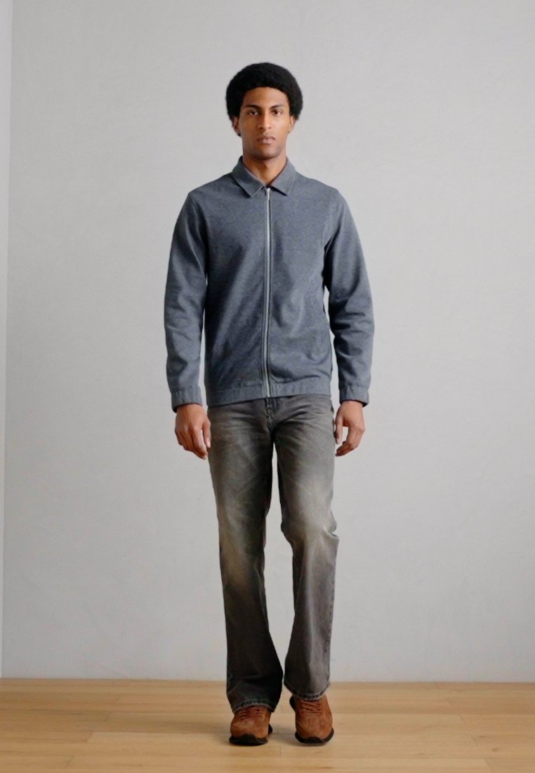 Lindbergh SUPERFLEX ZIP-THROUGH JACKET - Summer jacket - blue mix