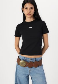 LOIS Jeans NEW EMMA CENTER - Základné tričko - black