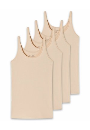 TRÄGER  4ER PACK - SINGLE SERIE  UNI - Camiseta interior - beige sand