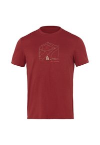T-shirt print - carmine