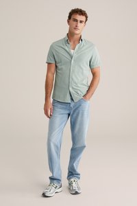 WE Fashion THE KNITTED - Overhemd - green