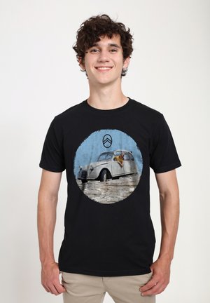 CITROEN VINTAGE PHOTO - T-Shirt print - black