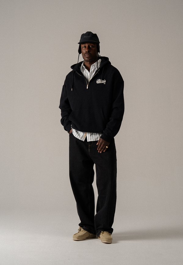 SCRIPT HALF ZIP HOODY - Sweatshirt