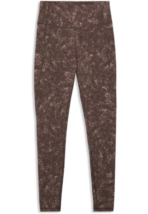 MIT PRINT - Tights - chocolate brown
